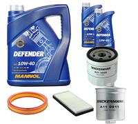 Denckermann Controllo Set Mannol Defender 10W-40 7L Per Ford Fiesta III 1.4