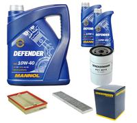 DENCKERMANN Controllo Set MANNOL Defender 10W-40 7L Per Ford Galaxy 2.3 16V