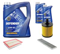 DENCKERMANN Controllo Set MANNOL Defender 10W-40 7L Per Ford Galaxy 2.8 V6