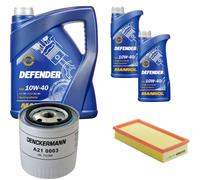 Denckermann Controllo Set Mannol Defender 10W-40 7L Per Ford Transit Kasten