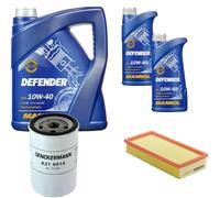 Denckermann Controllo Set Mannol Defender 10W-40 7L Per Ford Transit Kasten