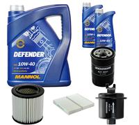 DENCKERMANN Controllo Set MANNOL Defender 10W-40 7L Per Honda CR-V II 2.0