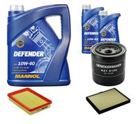 DENCKERMANN Controllo Set MANNOL Defender 10W-40 7L Per Hyundai Elantra 1.6