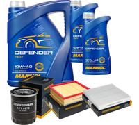 Denckermann Controllo Set Mannol Defender 10W-40 7L Per Isuzu D-Max II 2.5