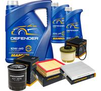 Denckermann Controllo Set Mannol Defender 10W-40 7L Per Isuzu D-Max II 2.5