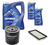 DENCKERMANN Controllo Set MANNOL Defender 10W-40 7L Per Jeep Cherokee 4.0i