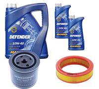 DENCKERMANN Controllo Set MANNOL Defender 10W-40 7L Per Lada 1200-1600 Nova