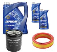 DENCKERMANN Controllo Set MANNOL Defender 10W-40 7L Per Lada 1200-1600 Nova