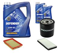 DENCKERMANN Controllo Set MANNOL Defender 10W-40 7L Per Mazda 121 III 1.25