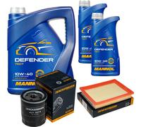 DENCKERMANN Controllo Set MANNOL Defender 10W-40 7L Per Mazda 2 1.4 1.25