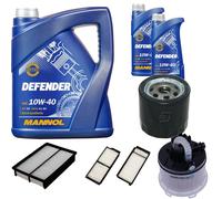 Denckermann Controllo Set Mannol Defender 10W-40 7L Per Mazda 3 2.0