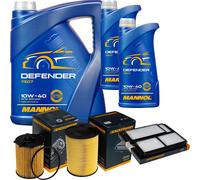 DENCKERMANN Controllo Set MANNOL Defender 10W-40 7L Per Mazda 5 1.6 CD