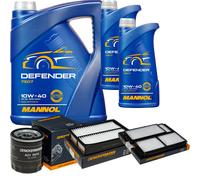 DENCKERMANN Controllo Set MANNOL Defender 10W-40 7L Per Mazda 5 1.8 MZR 2.0