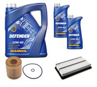 Denckermann Controllo Set Mannol Defender 10W-40 7L Per Mazda 6 Stufenheck