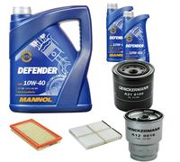 DENCKERMANN Controllo Set MANNOL Defender 10W-40 7L Per Mazda Premacy 2.0 TD