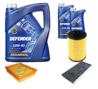 Denckermann Controllo Set Mannol Defender 10W-40 7L Per Mercedes A-Klasse