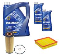 Denckermann Controllo Set Mannol Defender 10W-40 7L Per Mercedes-Benz Slk 200