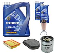 Denckermann Controllo Set Mannol Defender 10W-40 7L Per Mercedes C-Klasse
