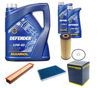 Denckermann Controllo Set Mannol Defender 10W-40 7L Per Mercedes C-Klasse