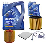 DENCKERMANN Controllo Set MANNOL Defender 10W-40 7L Per Mercedes E-Klasse