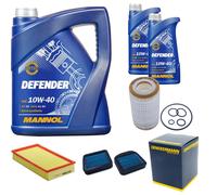 DENCKERMANN Controllo Set MANNOL Defender 10W-40 7L Per Mercedes E-Klasse