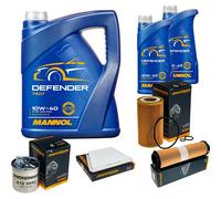 DENCKERMANN Controllo Set MANNOL Defender 10W-40 7L Per Mercedes E-Klasse