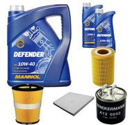 DENCKERMANN Controllo Set MANNOL Defender 10W-40 7L Per Mercedes E-Klasse