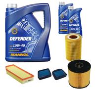 DENCKERMANN Controllo Set MANNOL Defender 10W-40 7L Per Mercedes E-Klasse