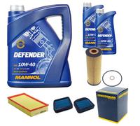 DENCKERMANN Controllo Set MANNOL Defender 10W-40 7L Per Mercedes E-Klasse
