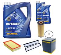 DENCKERMANN Controllo Set MANNOL Defender 10W-40 7L Per Mercedes E-Klasse