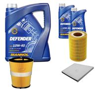 DENCKERMANN Controllo Set MANNOL Defender 10W-40 7L Per Mercedes E-Klasse