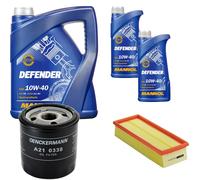 DENCKERMANN Controllo Set MANNOL Defender 10W-40 7L Per MG Rover 25 1.4 16V