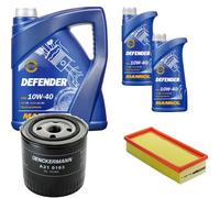 Denckermann Controllo Set Mannol Defender 10W-40 7L Per MG Rover Streetwise