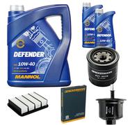 Denckermann Controllo Set Mannol Defender 10W-40 7L Per Mitsubishi Galant VI