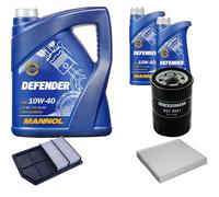 Denckermann Controllo Set Mannol Defender 10W-40 7L Per Mitsubishi Outlander