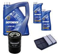 Denckermann Controllo Set Mannol Defender 10W-40 7L Per Mitsubishi Outlander