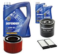 Denckermann Controllo Set Mannol Defender 10W-40 7L Per Nissan Patrol GR V
