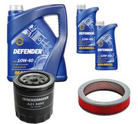Denckermann Controllo Set Mannol Defender 10W-40 7L Per Nissan Pick-Up 2.4