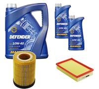 Denckermann Controllo Set Mannol Defender 10W-40 7L Per Opel Agila (A) 1.2
