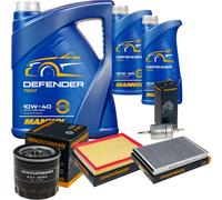 Denckermann Controllo Set Mannol Defender 10W-40 7L Per Opel Astra G CC 1.6