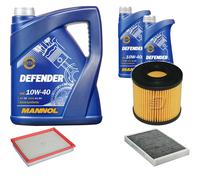 Denckermann Controllo Set mannol Defender 10W-40 7L per Opel Astra G Roulette