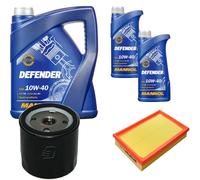 Denckermann Controllo Set Mannol Defender 10W-40 7L Per Opel Calibra A 2.0I