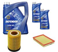 DENCKERMANN Controllo Set MANNOL Defender 10W-40 7L Per Opel Corsa C 1.2 1.0
