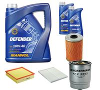 Denckermann Controllo Set Mannol Defender 10W-40 7L Per Opel Omega B Caravan