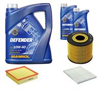 Denckermann Controllo Set Mannol Defender 10W-40 7L Per Opel Omega B Caravan