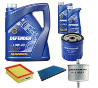 Denckermann Controllo Set Mannol Defender 10W-40 7L Per Peugeot 206 CC 2.0