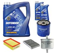 Denckermann Controllo Set Mannol Defender 10W-40 7L Per Peugeot 307 CC 2.0