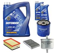 Denckermann Controllo Set Mannol Defender 10W-40 7L Per Peugeot 307 CC 2.0