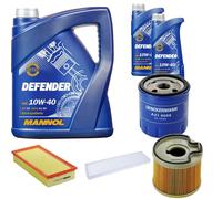 DENCKERMANN Controllo Set MANNOL Defender 10W-40 7L Per Peugeot 607 2.2 HDi