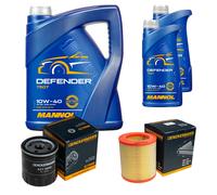Denckermann Controllo Set Mannol Defender 10W-40 7L Per Peugeot Boxer Kasten